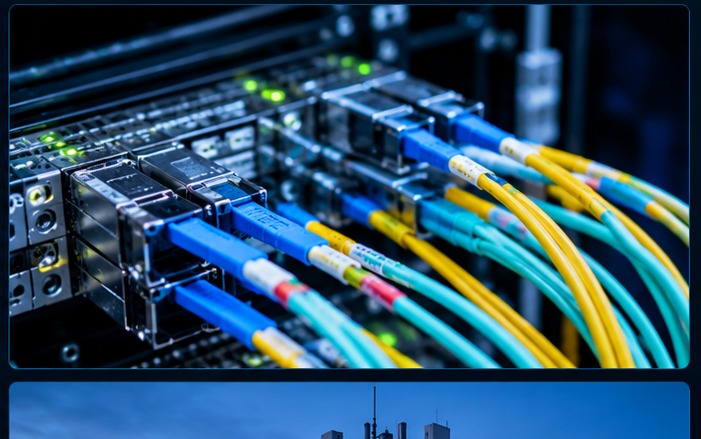 Fiber transport close-up